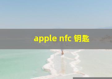 apple nfc 钥匙